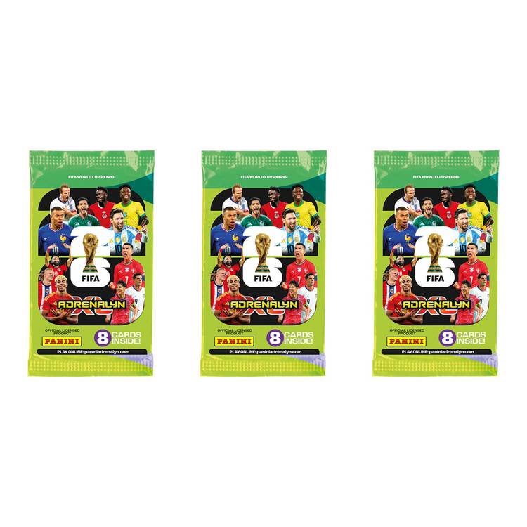 Panini FIFA World Cup 2026 trading card starter pack, imported from the UK