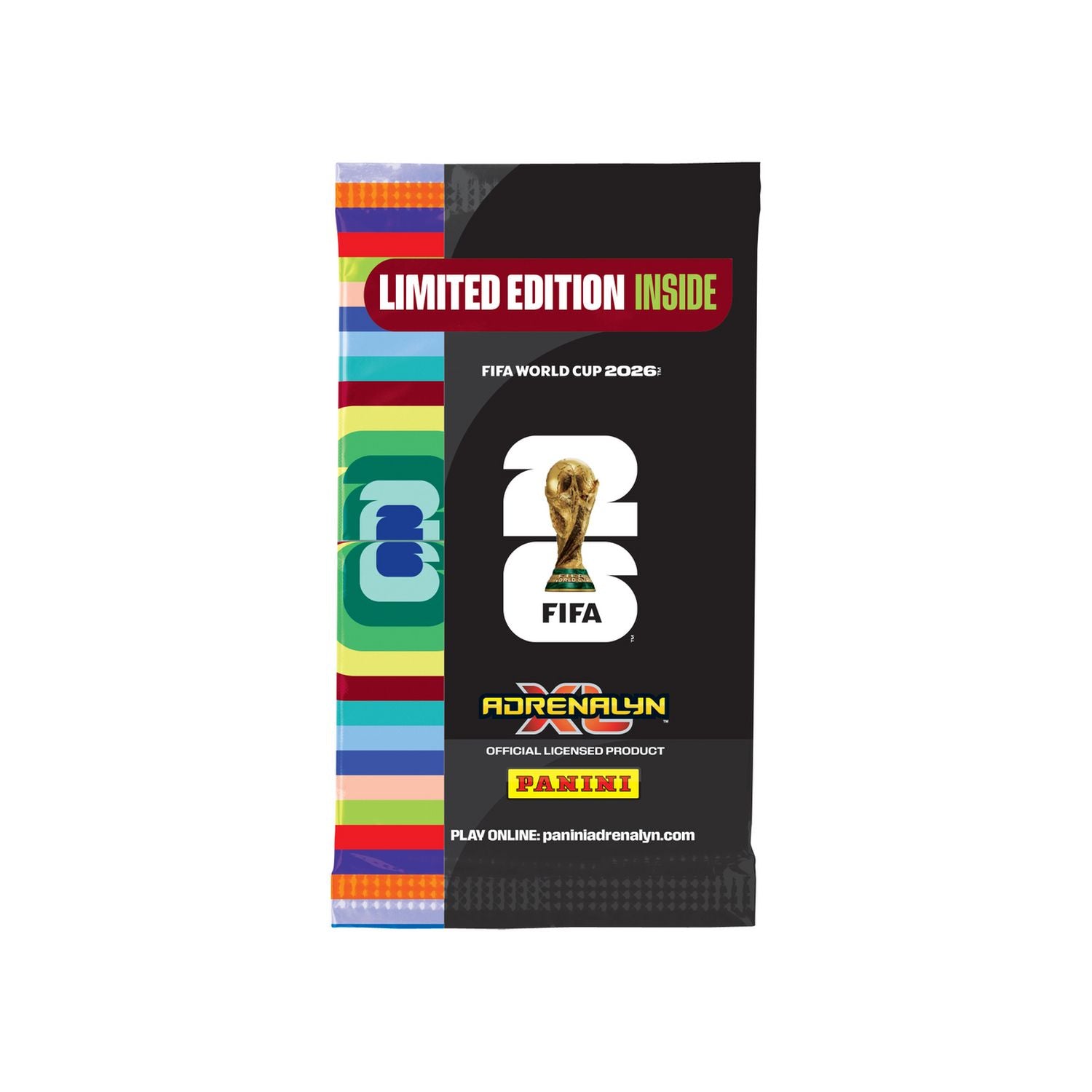 Panini FIFA World Cup 2026 trading card starter pack, imported from the UK