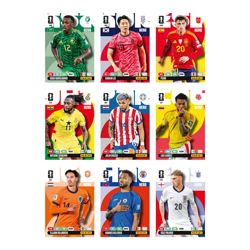 Panini FIFA World Cup 2026 trading card starter pack, imported from the UK