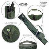 Carp On rod and reel holdall padded green, UK version