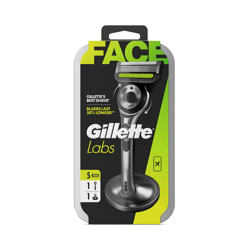 GilletteLabs razor with exfoliating bar - British product