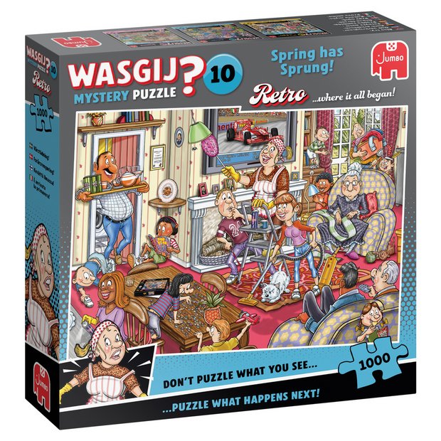Wasgij Retro Mystery jigsaw puzzle 1000 pieces (British brand)