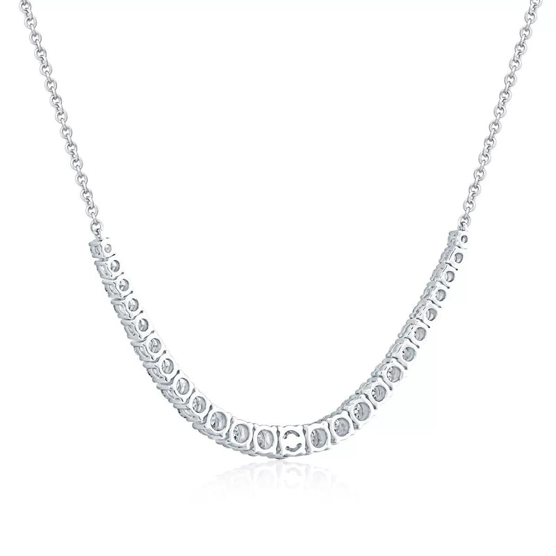 Costco diamond necklace 2.50ctw round brilliant cut white gold, UK version