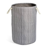 Argos Home charcoal stripe laundry bag 60L (British brand)