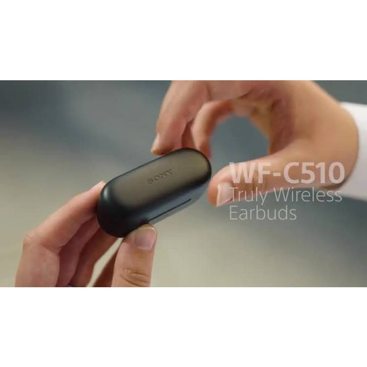 Sony WF-C510 true wireless earbuds yellow (British brand)