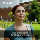 Sony WF-C510 true wireless earbuds yellow (British brand)