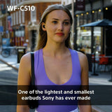 Sony WF-C510 true wireless earbuds yellow (British brand)
