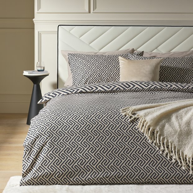 Argos Home Greek Geo single bedding set - British product
