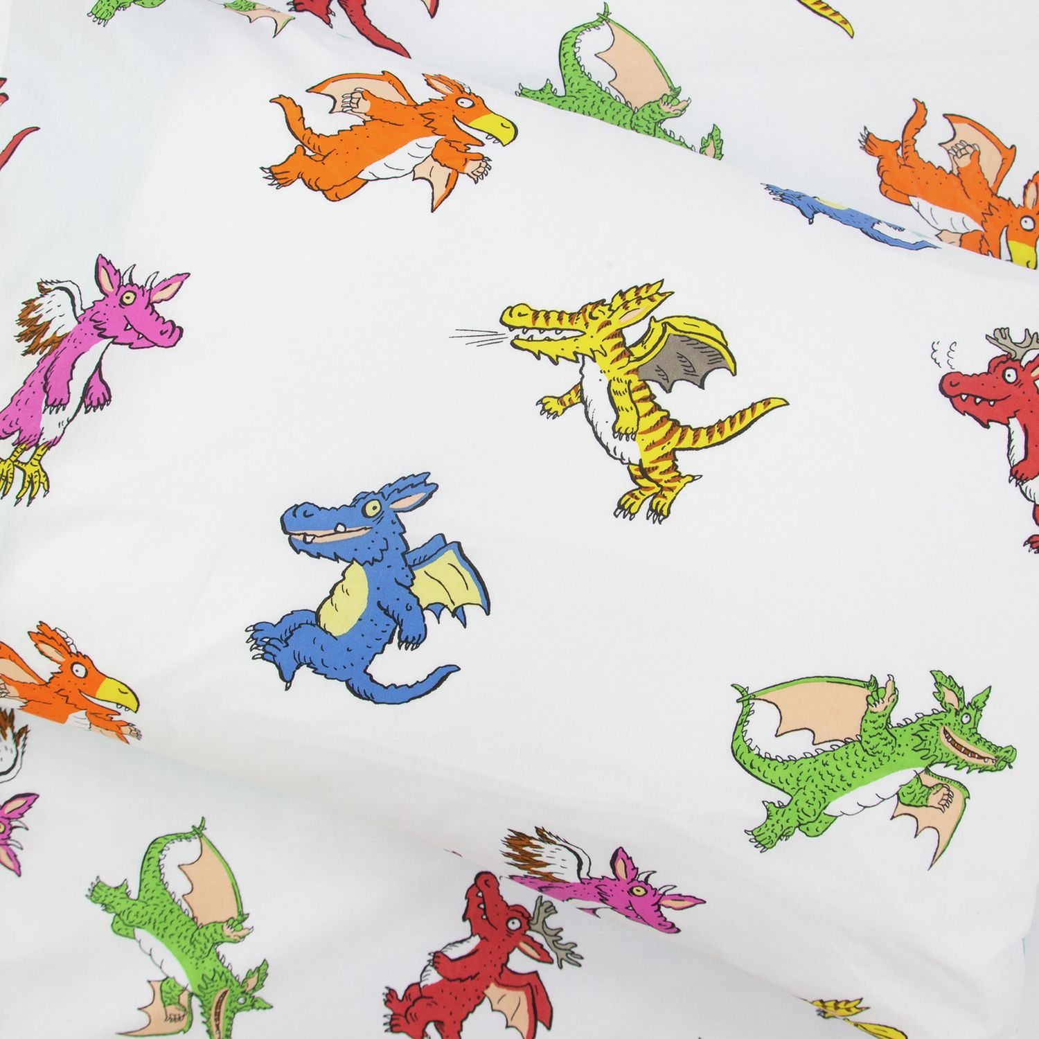 Zog Kids White & Blue Bedding Set - Single