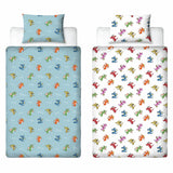 Zog Kids White & Blue Bedding Set - Single