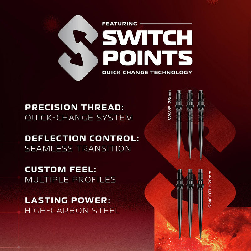 Winmau Fornax Switchpoint darts 24g - British product