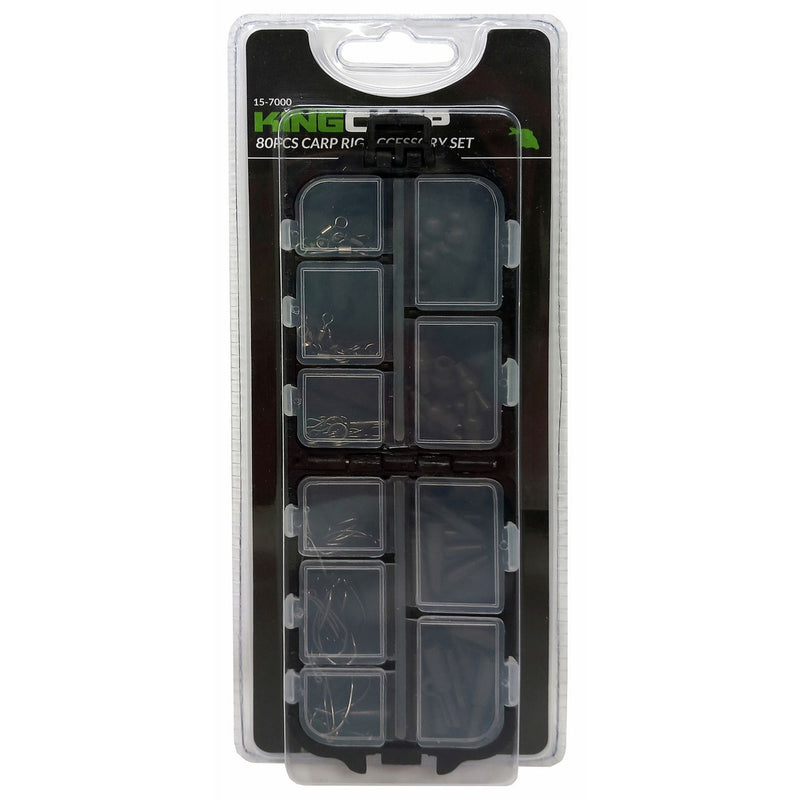 Kingcarp carp rig set 80 piece, UK version