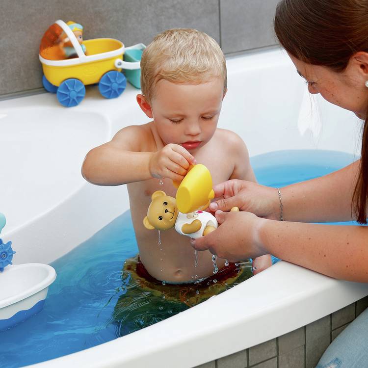Baby Born Splish Splash Teddy wind-up swimming teddy, UK version