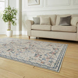 Think Rugs rug Versailles Blue Flatweave 61x230cm, UK version