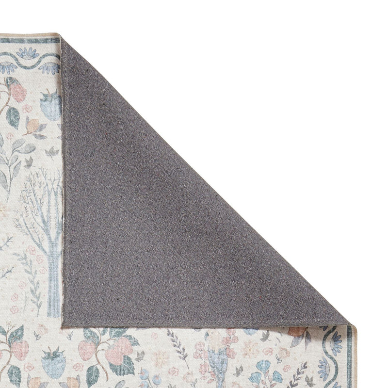Think Rugs rug Versailles Blue Flatweave 61x230cm, UK version