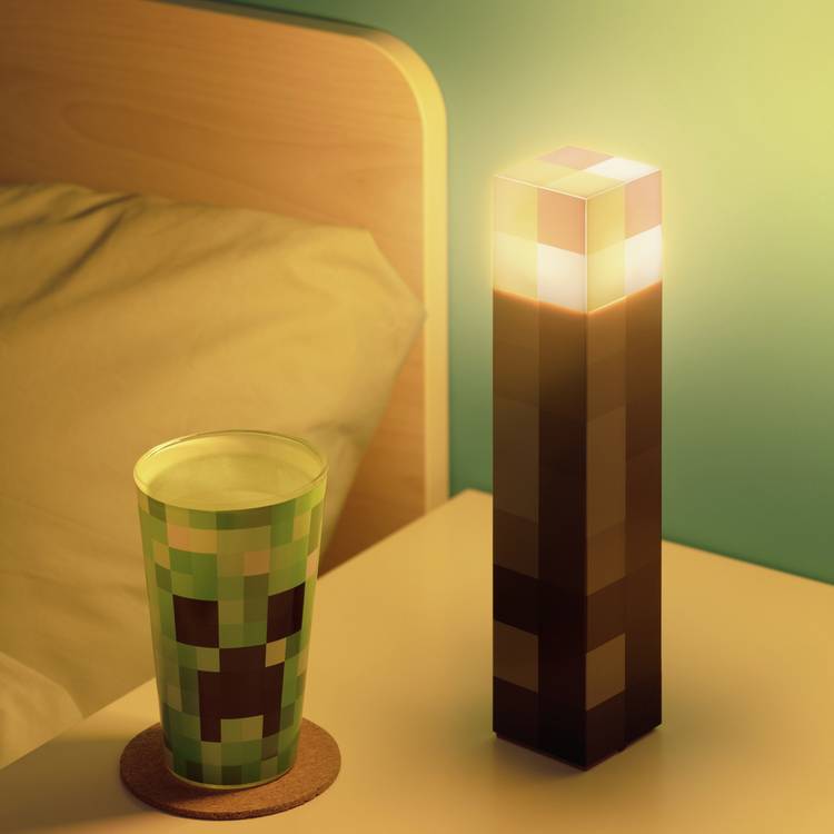 Minecraft LED novelty light multicoloured 28cm (British brand)