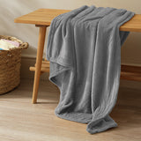 Argos Home Super Soft Fleece Throw - 125x150cm - Flint Grey