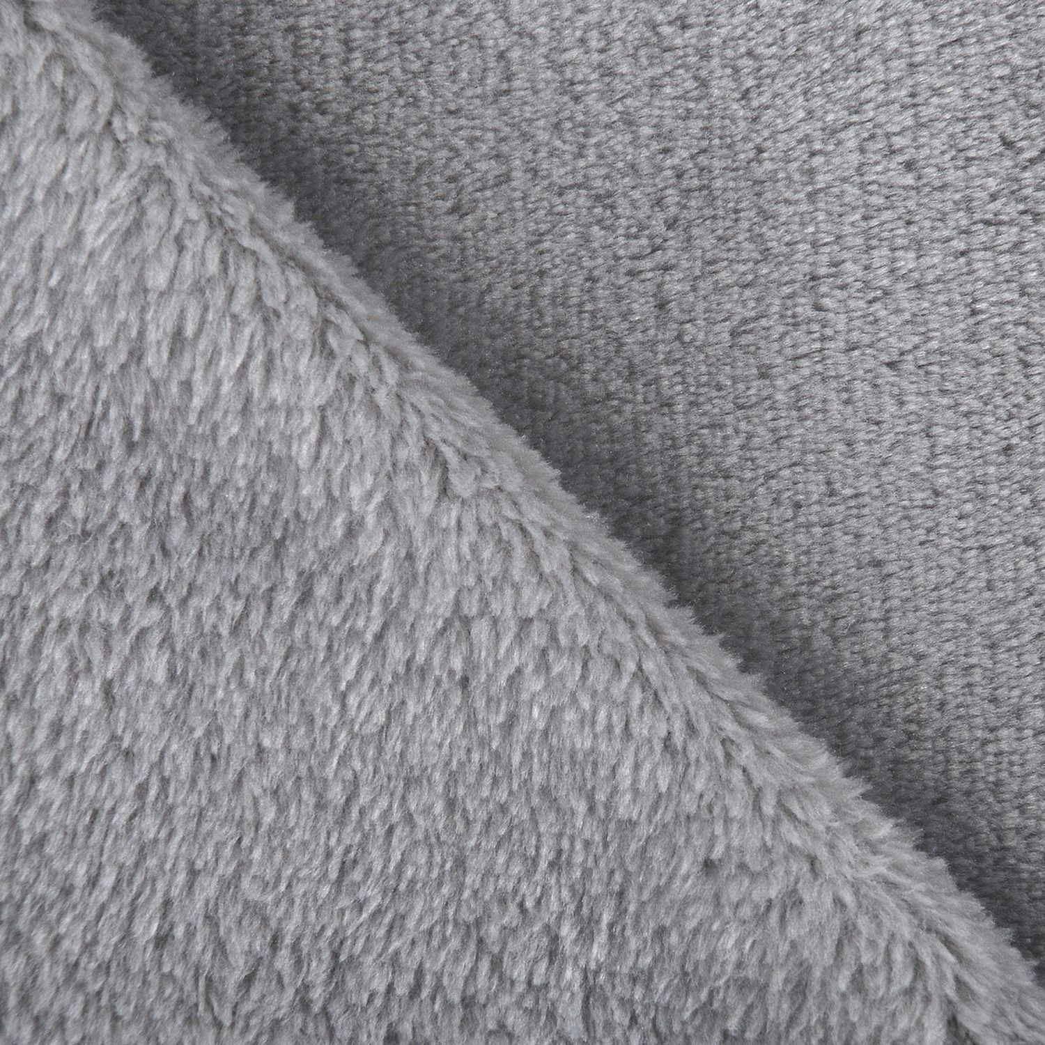 Argos Home Super Soft Fleece Throw - 125x150cm - Flint Grey