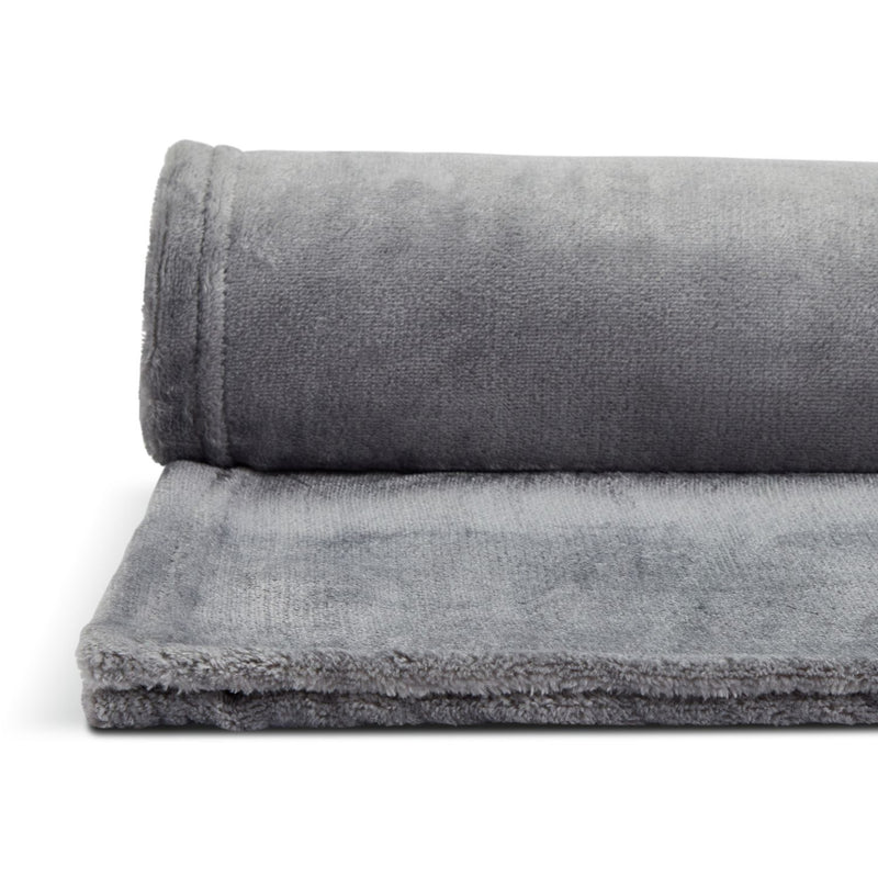 Argos Home Super Soft Fleece Throw - 125x150cm - Flint Grey