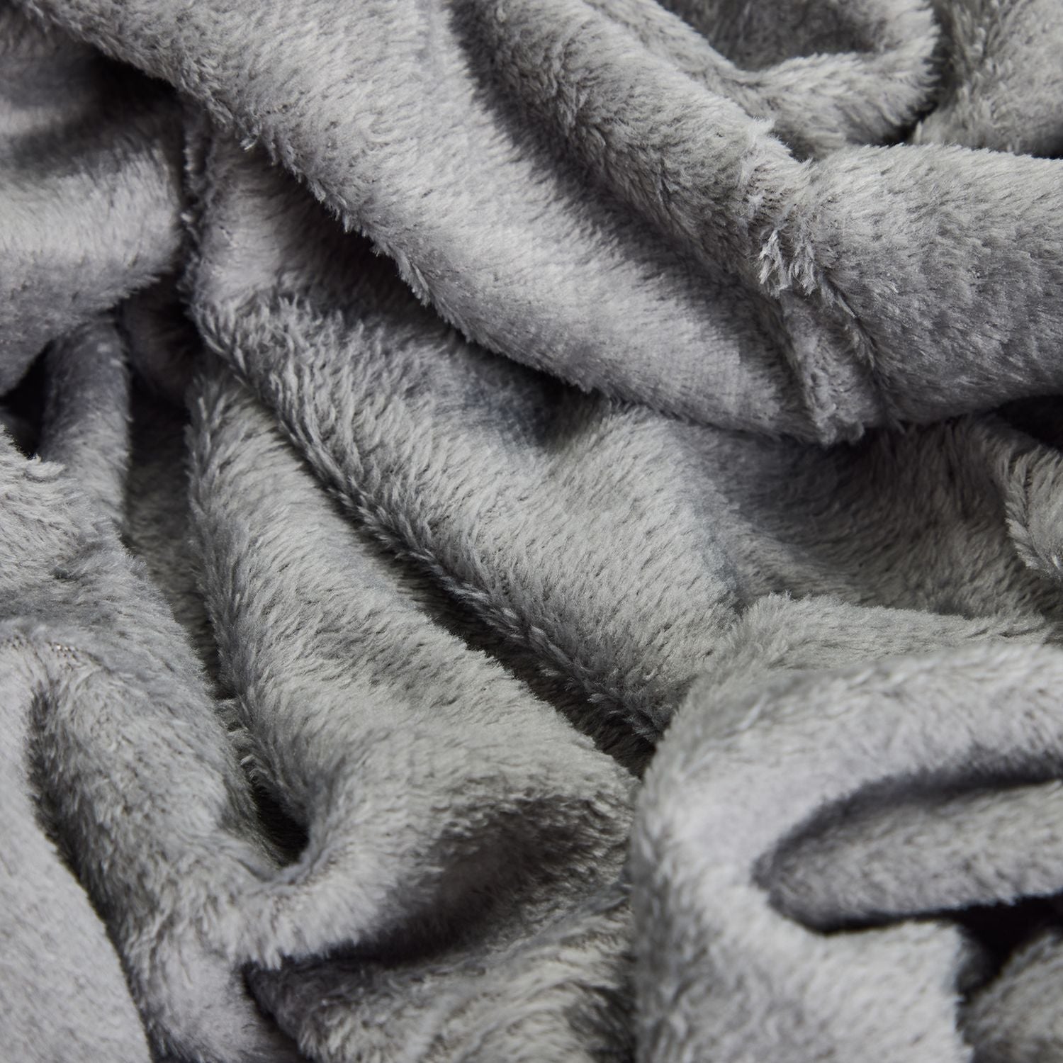Argos Home Super Soft Fleece Throw - 125x150cm - Flint Grey