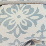 Dream Paws soft scalloped grey damask dog bed small, UK version