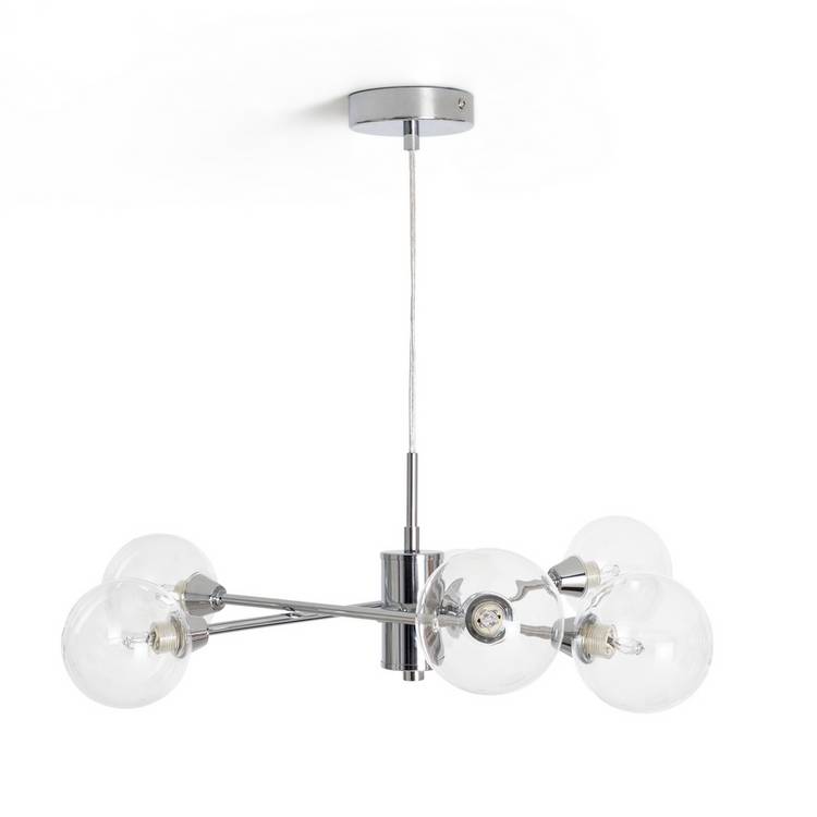 Habitat Sputnik 6 light chrome pendant - British product