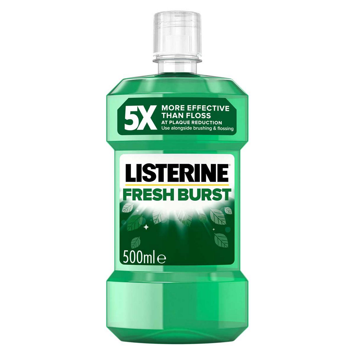 LISTERINE® Fresh Burst Mouthwash 500ml Mouthwash Boots   