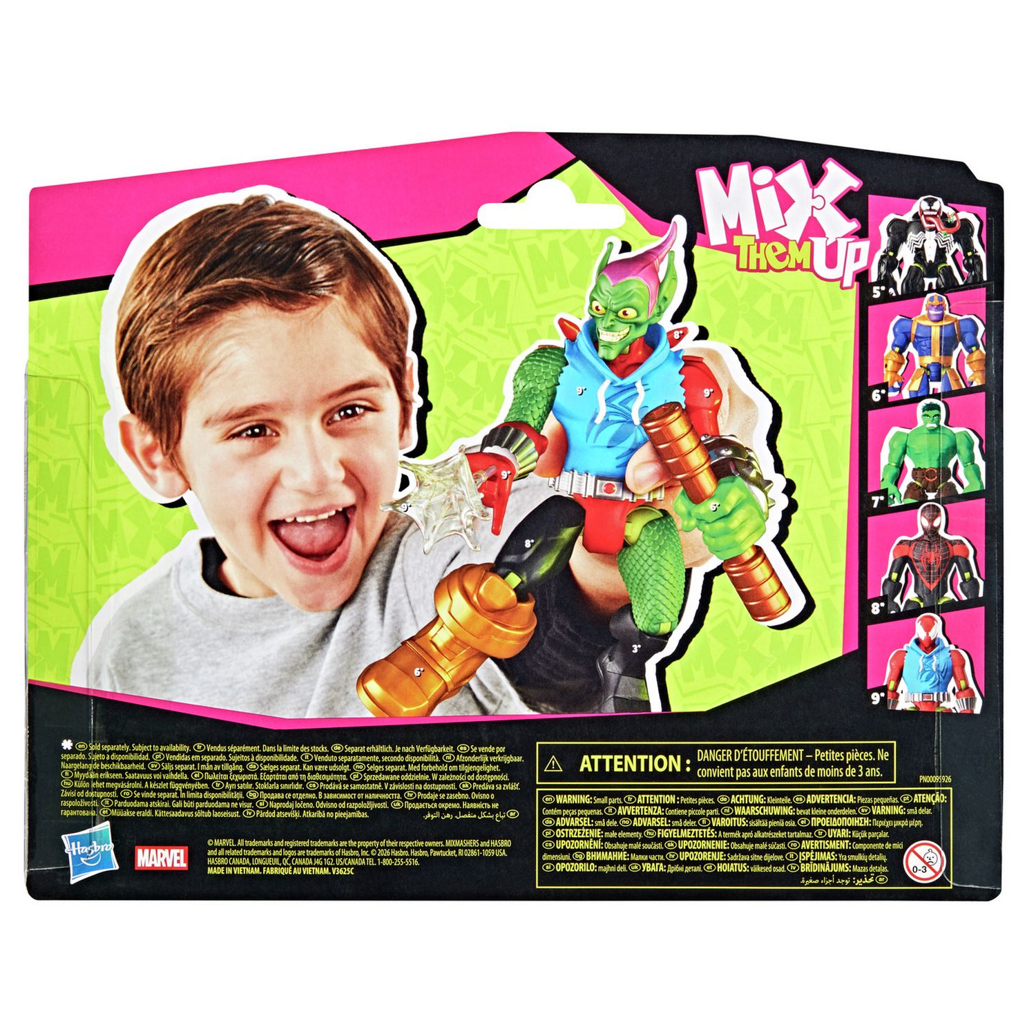 Marvel MixMashers Green Goblin action figure 5 inch, imported from the UK