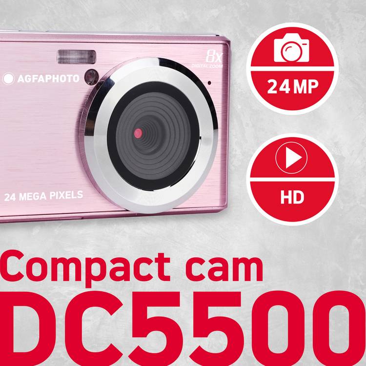 AGFA DC5500 digital camera pink - British product