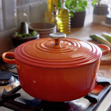 Habitat orange cast iron casserole dish 5.3 litre, UK version