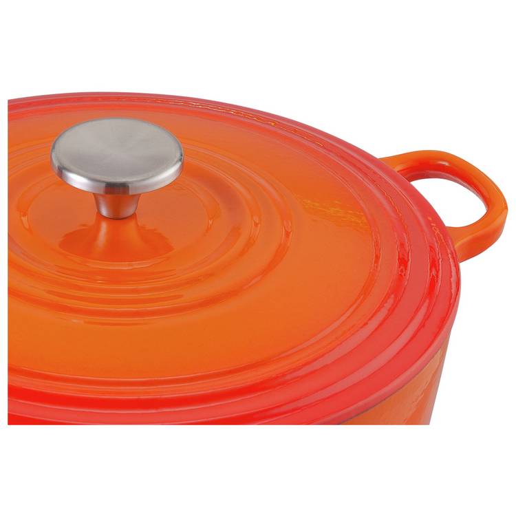 Habitat orange cast iron casserole dish 5.3 litre, UK version