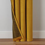 Habitat dimout eyelet curtains mustard 117x137cm, UK version