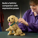 LEGO Icons Golden Retriever Puppy building set, imported from the UK