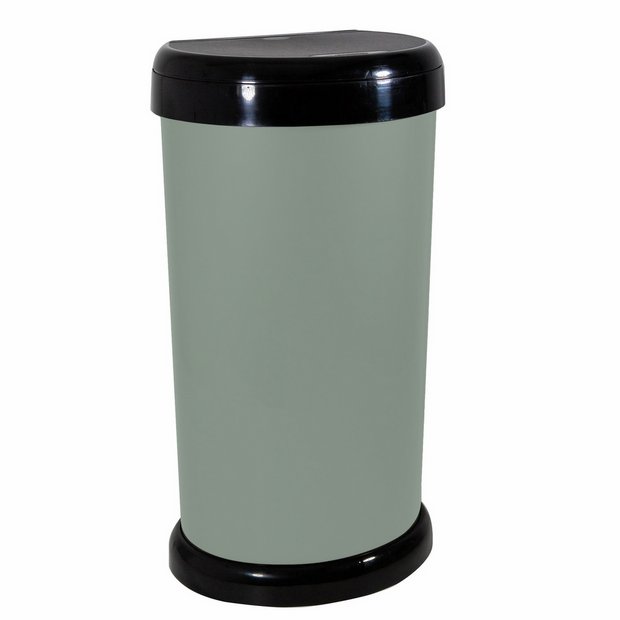 Moda touch top bin sage 42 litre, imported from the UK