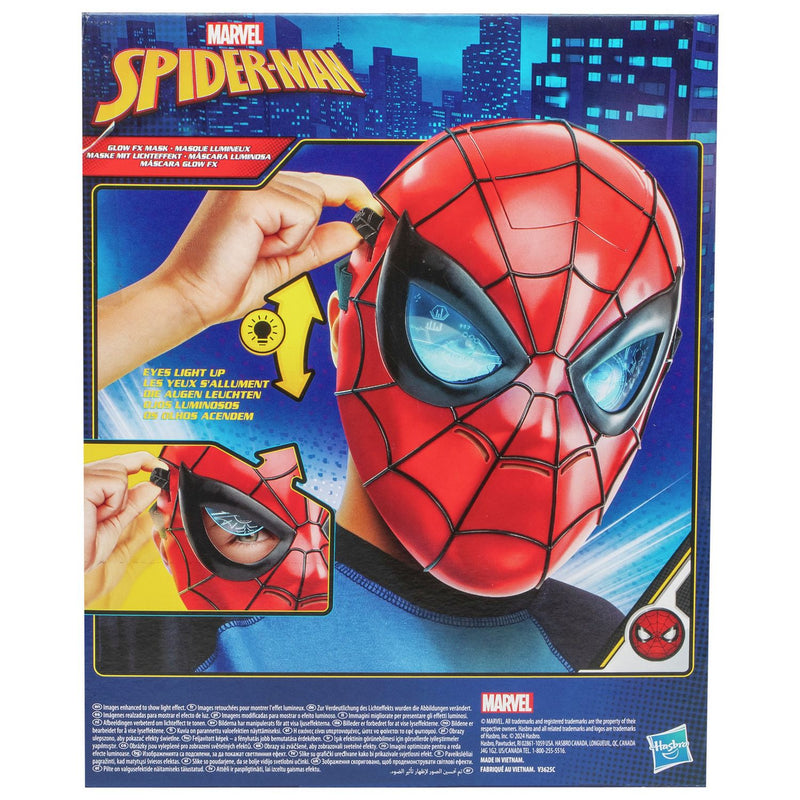 Marvel Spider-Man Glow FX Mask with light-up eyes (British brand)