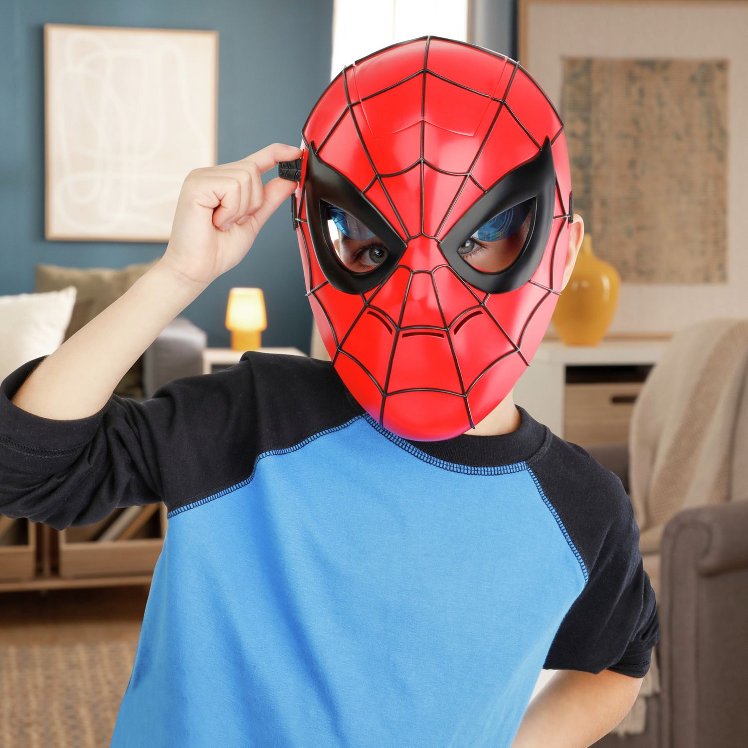 Marvel Spider-Man Glow FX Mask with light-up eyes (British brand)