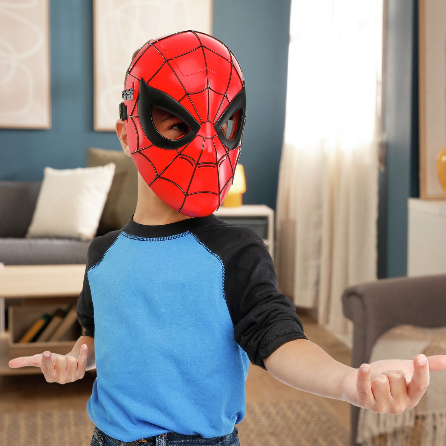 Marvel Spider-Man Glow FX Mask with light-up eyes (British brand)