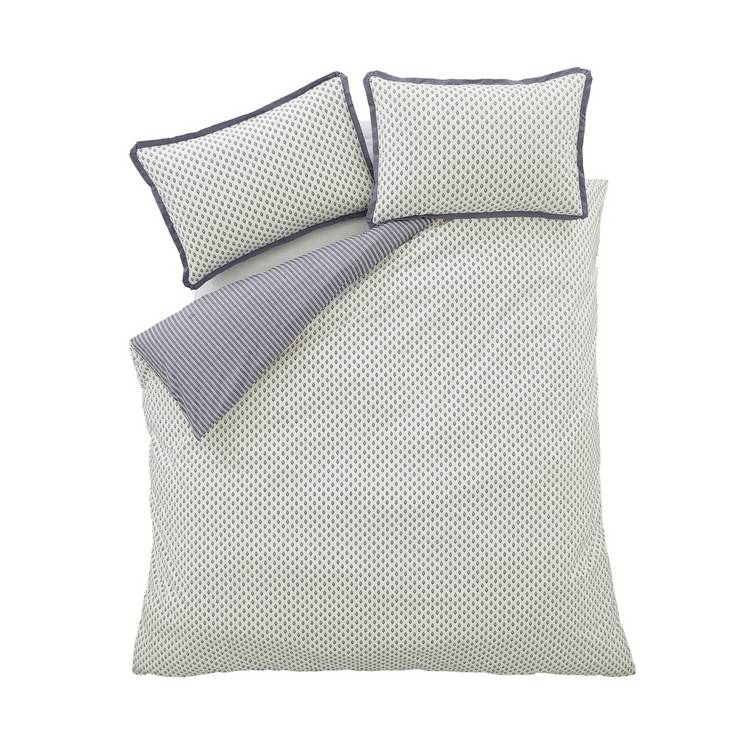 Bianca Cotton bedding set Amelie Blue double, imported from the UK