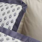 Bianca Cotton bedding set Amelie Blue double, imported from the UK