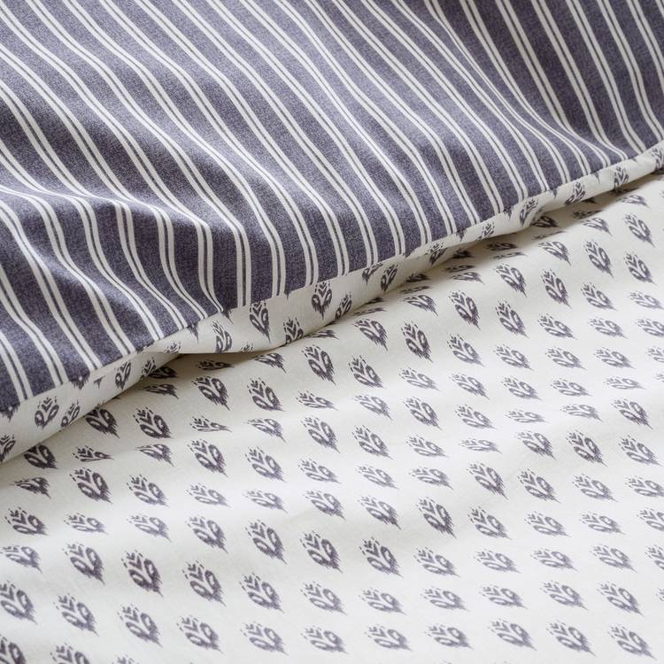 Bianca Cotton bedding set Amelie Blue double, imported from the UK
