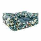Morris & Co Golden Lily print dog bed medium, UK version