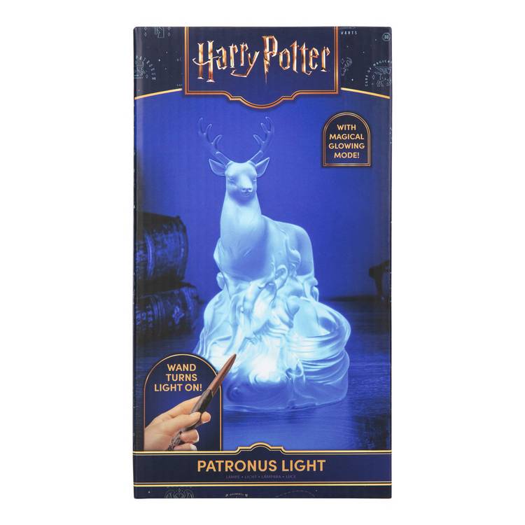 Harry Potter deer Patronus light-up figurine with wand remote 18cm - British product