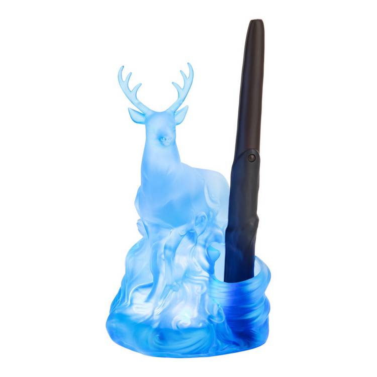 Harry Potter deer Patronus light-up figurine with wand remote 18cm - British product