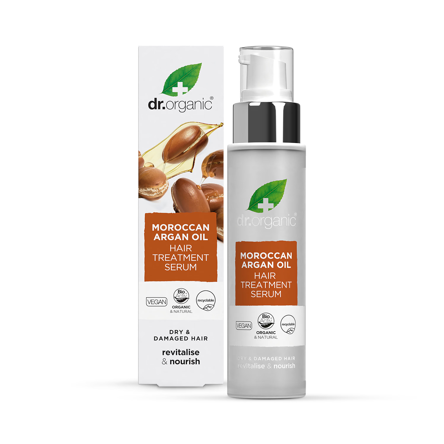 Dr Organic Moroccan Argan Oil Hair Serum 100ml - British product