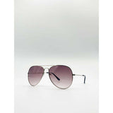 SVNX aviator sunglasses purple gradient metal frame - British brand