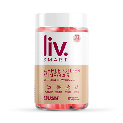 Holland & Barrett USN Liv.Smart Apple Cider Vinegar Gummies Health Supplement 60 Count- Buy online at McGrocer