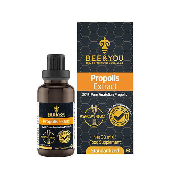 Bee&You propolis extract 20% drops 30ml, imported from the UK