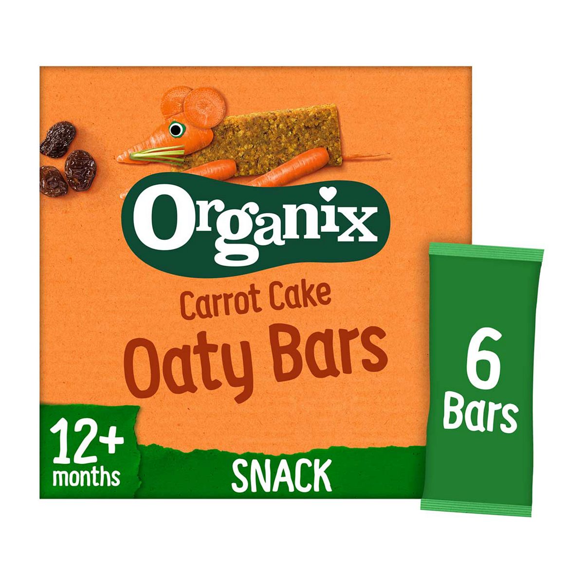 Organix Carrot Cake Soft Oaty Bars (6x23g) GOODS Boots   