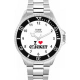 Toff London I Love Cricket men's watch stainless steel (British brand)