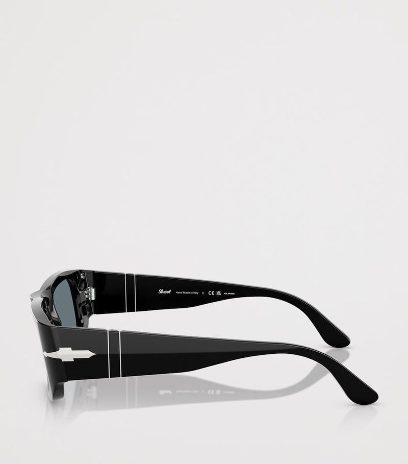 Persol acetate pillow sunglasses with Barberini lenses, UK version